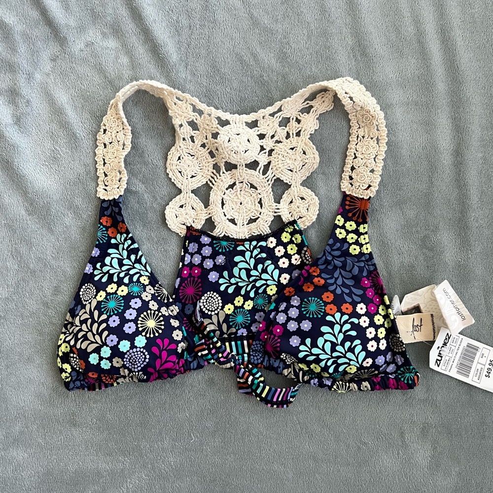 🌺 Lost Crochet Racerback Bikini Top